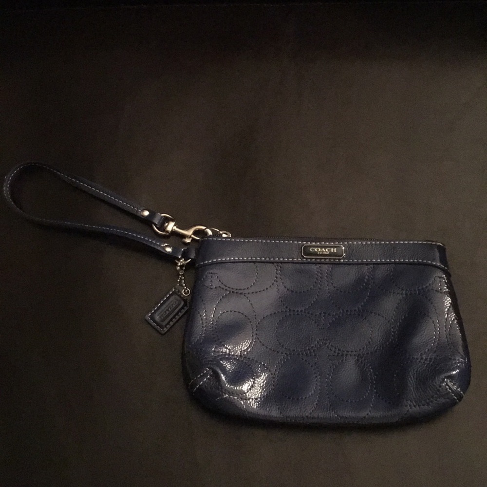 Coach Patent leather wristlet